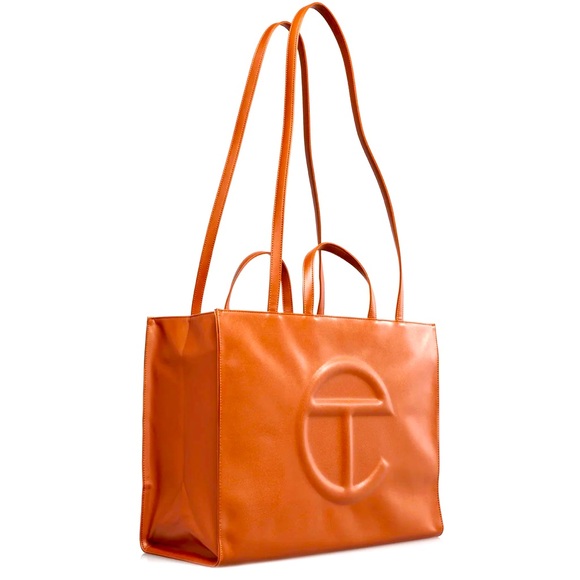 Telfar Medium Shopping Bag. Tan vegan leather, nwot - Picture 1 of 6